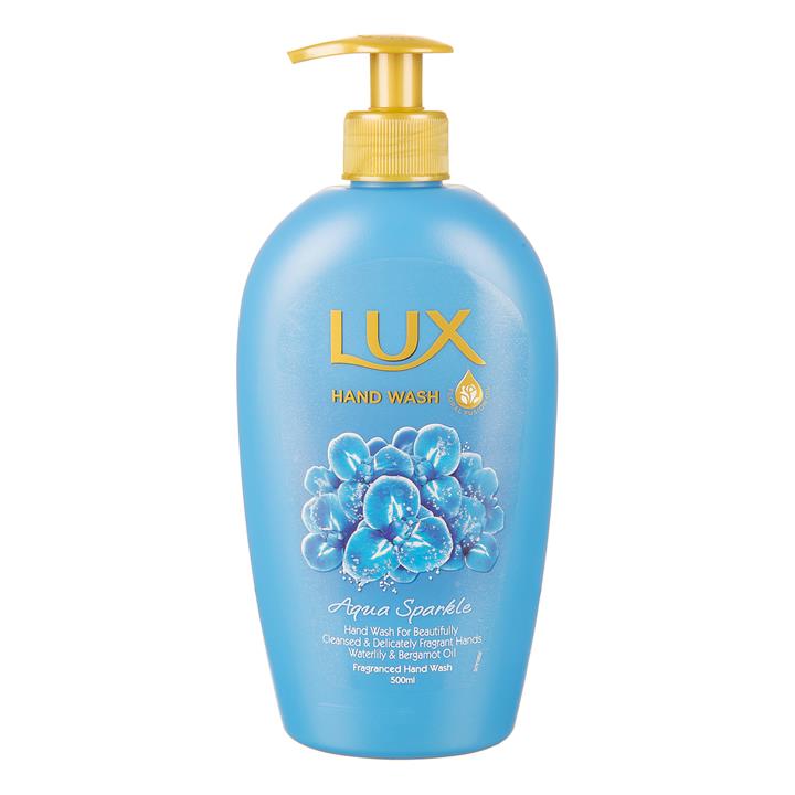 مایع دستشویی با رایحه نیلوفر آبی و ترنج لوکس 500 میلی لیتری Lux Aqua Sparkle